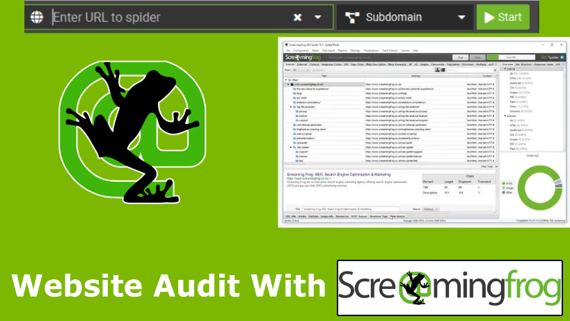 screaming frog website audit software